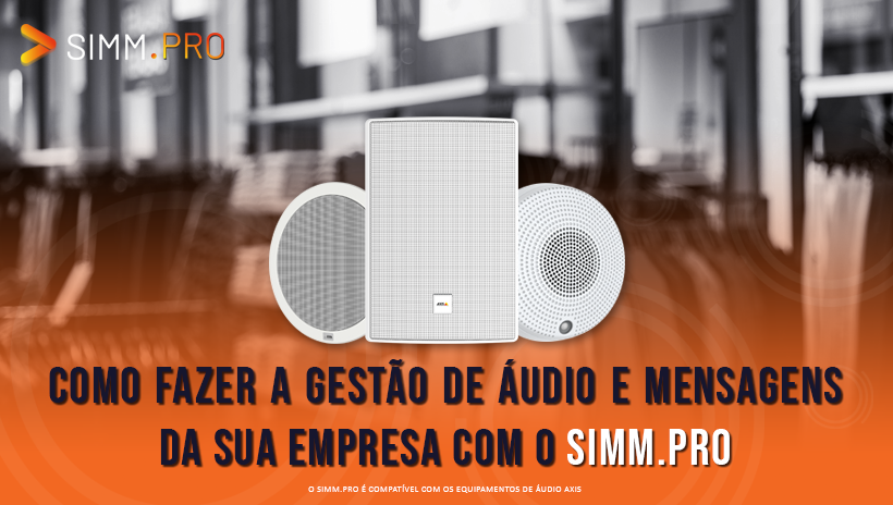 Como fazer a gestão de áudio e mensagens da minha empresa?
